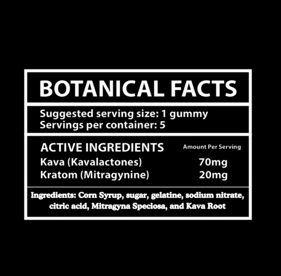 CLASSIC- Kratom & Kava Gummies
